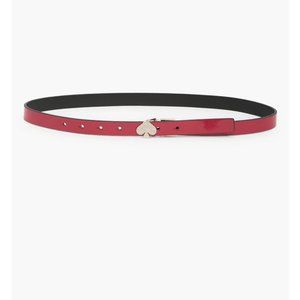 ♠️Kate Spade Wm Spade buckle reversible belt Ripe Apple-MEDIUM ♠️